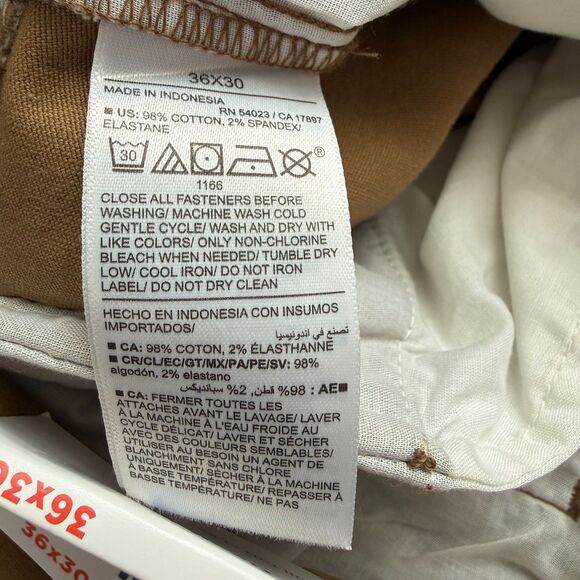 Old Navy Khaki Slim Fit Chino Pants NEW Men’s 36x30 Cotton Casual Workwear - Picture 9 of 9